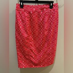 Pink and white Rip Skirt size small length 3